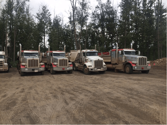 gravel hauling Services in Alberta